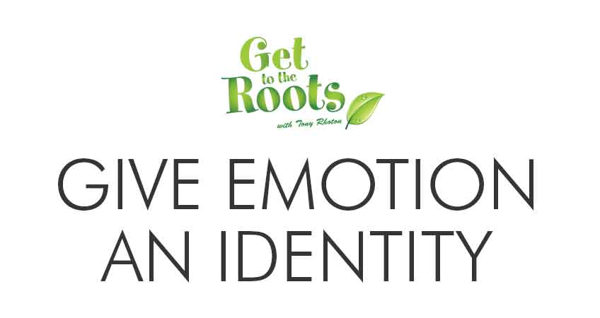 give emotion identity